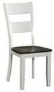 American Wholesale Furniture Gray/White Dining Side Chair-0