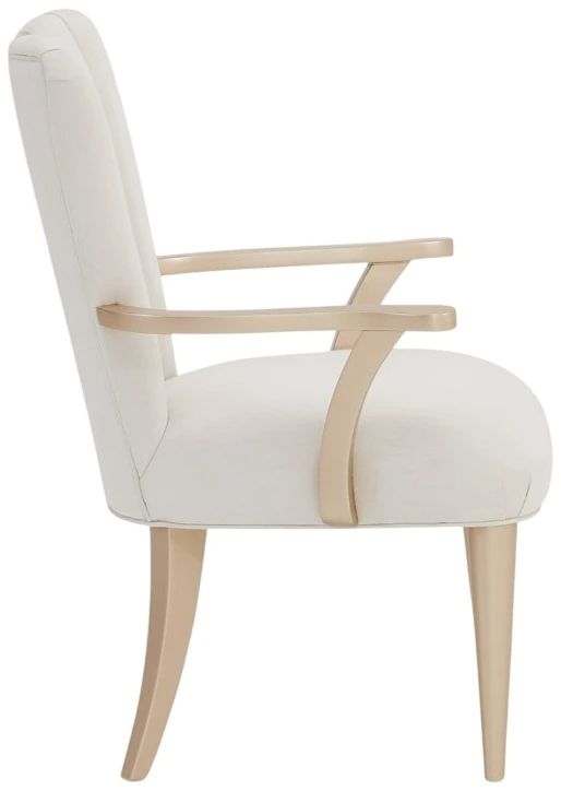 Michael Amini® La Rachelle Frosted Shimmer/Medium Champagne Arm Chair-3