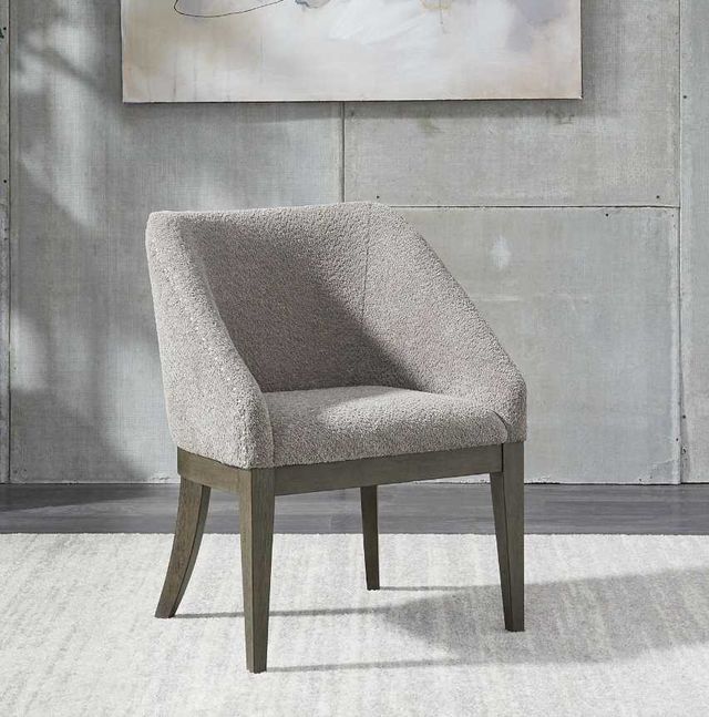 Liberty Furniture Cascade Falls Gray Mist/Satin Espresso Upholstered Side Chair-1