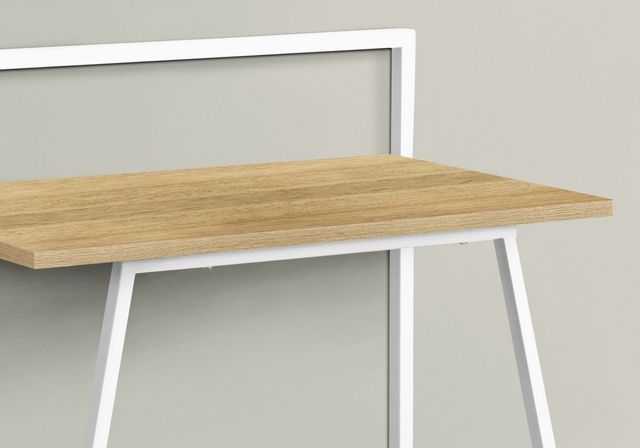 Monarch Specialties Inc. Youth Natural/White Computer Desk-1