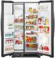 Whirlpool® 33" 21 Cu. Ft. Black Side-by-Side Refrigerator-4