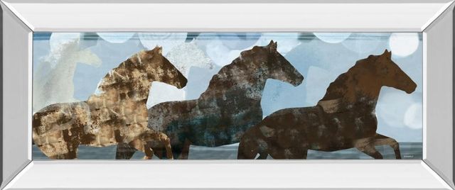 Classy Art Lively Spirit II by Dan Meneely Mirror Framed Wall Art-0