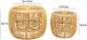 TOV Furniture Azrina 2-Piece Natural Rattan Nesting Table Set-2