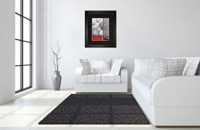 Classy Living Jasmin Zara Copley Bohemia Flora White 34" Wall Art-1