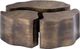 TOV Furniture Cluster Antique Brass Cocktail Tables-0