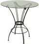 Trica Transit Glass Top Round Counter Height Dining Table-0
