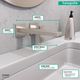 Hansgrohe Metropol Brushed Nickel Wall-Mounted Single-Handle Faucet Trim with Lever Handle-3