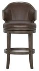 Fairfield® Customizable Pelle Provisions Gimlet Leather Swivel Bar Stool-1