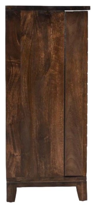 Classic Home Vivienne Bark Brown Bar Cabinet-3