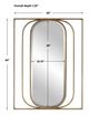 Uttermost® Replicate Gold Oval Mirror-2