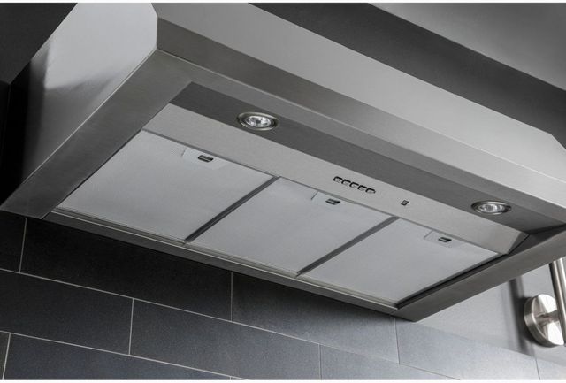 Monogram® 36" Stainless Steel Commercial Wall Mounted Range Hood-3