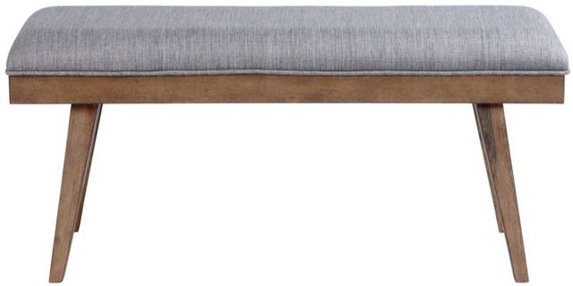 Intercon Oslo Gray/Weathered Chestnut Bench-2