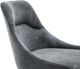 Armen Living Lileth 2-Piece Gray/River Dining Side Chair Set-4