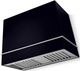 La Cornue CornuFé Loge 44" Matte Black Wall Mounted Range Hood with Satin Chrome Trim-0