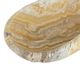 A & B Home Minerva White/Yellow Hand-Carved Zebra Onyx Bowl-1