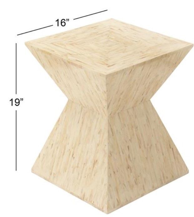 Deco Marche Beige Accent Table-3