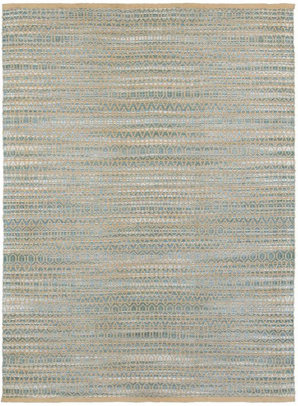LR Home Natural Fiber Moon Stone 5'x8' Area Rug-0