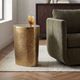 Uttermost® Morroni Antique Brass Accent Table-1