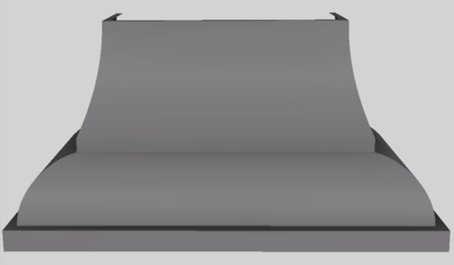 Vent-A-Hood® Designer Series 60" Gunsmoke Wall Mounted Range Hood-0