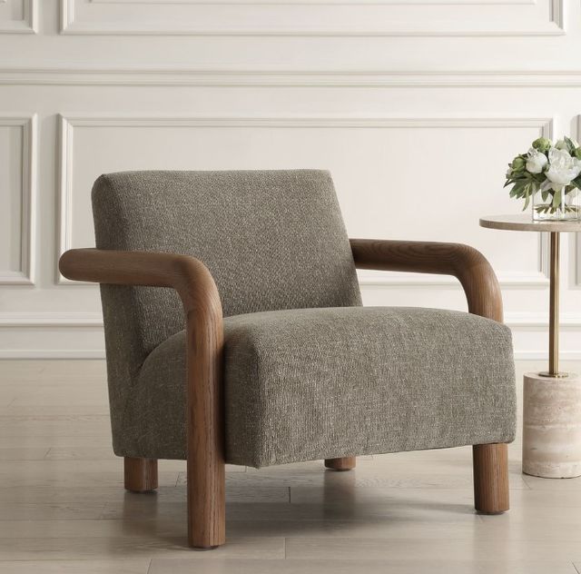 Uttermost® Balance Green/Natural Accent Chair-1