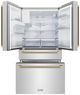 ZLINE Autograph Edition 36" 21.6 Cu. Ft. Stainless Steel Counter-Depth French Door Refrigerator with Water and Ice Maker in Fingerprint-Resistant and Champagne Bronze Helix Handles-3