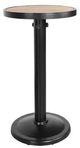 CabanaCoast® Customizable Kensington Wooden 24" Outdoor Round Pedestal Balcony Table-0