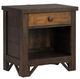 Legacy Classic Lake House Dried Tobacco/Pinecone Open Nightstand-0