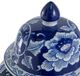 A & B Home Aline Blue/White Ginger Jar-2