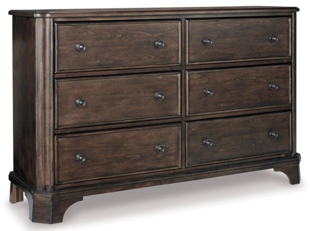 Signature Design by Ashley® Adinton 5-Piece Brown Queen Storage Panel Bed Set-2