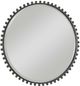 Uttermost® Taza Distressed Black Round Mirror-4