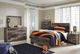 Benchcraft® Derekson Multi Gray Full Panel Headboard-4