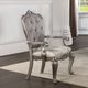 ACME Furniture Ariadne 2-Piece Antique Platinum/Beige Arm Chair Set-1