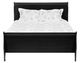 American Wholesale Furniture Louis Philippe 3-Puiece Ebony Queen Bedroom Set-1