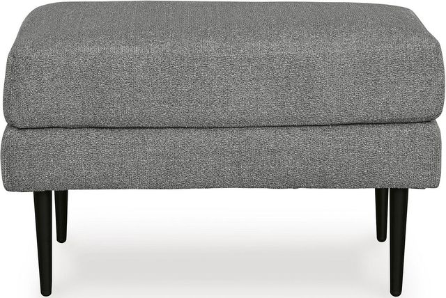 Signature Design by Ashley® Hazela Charcoal Ottoman-1