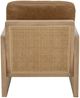 KUKAHOME Pacifica Brown/Concord Mink Accent Chair-3