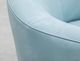 International Furniture Direct Tumbi Blue Swivel Accent Chair-4