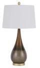 Cal® Lighting & Accessories Carmi Taupe Table Lamp-0