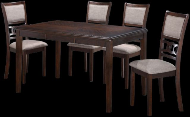 New Classic® Home Furnishings Gia 5-Piece Cherry Dining Table Set-0