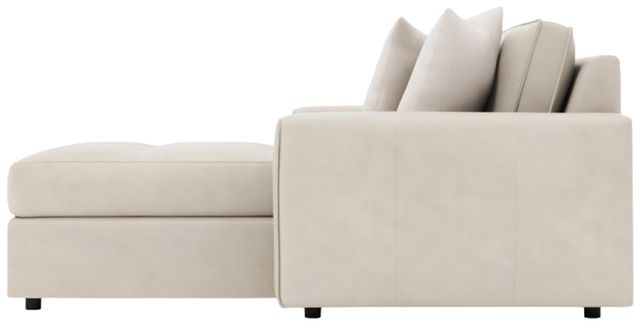 Bernhardt Nest Bernhardt Living 2-Piece Beige Leather Right-Arm Facing Sectional-4