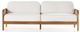 Magnolia Home by Joanna Gaines Rivera Brown/White Olefin 90" Outdoor Sofa-1