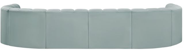 Meridian Furniture Arc 10-Piece Mint Green Vegan Leather Sectional-3
