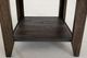 International Furniture Direct Dark Teak Black End Table-5