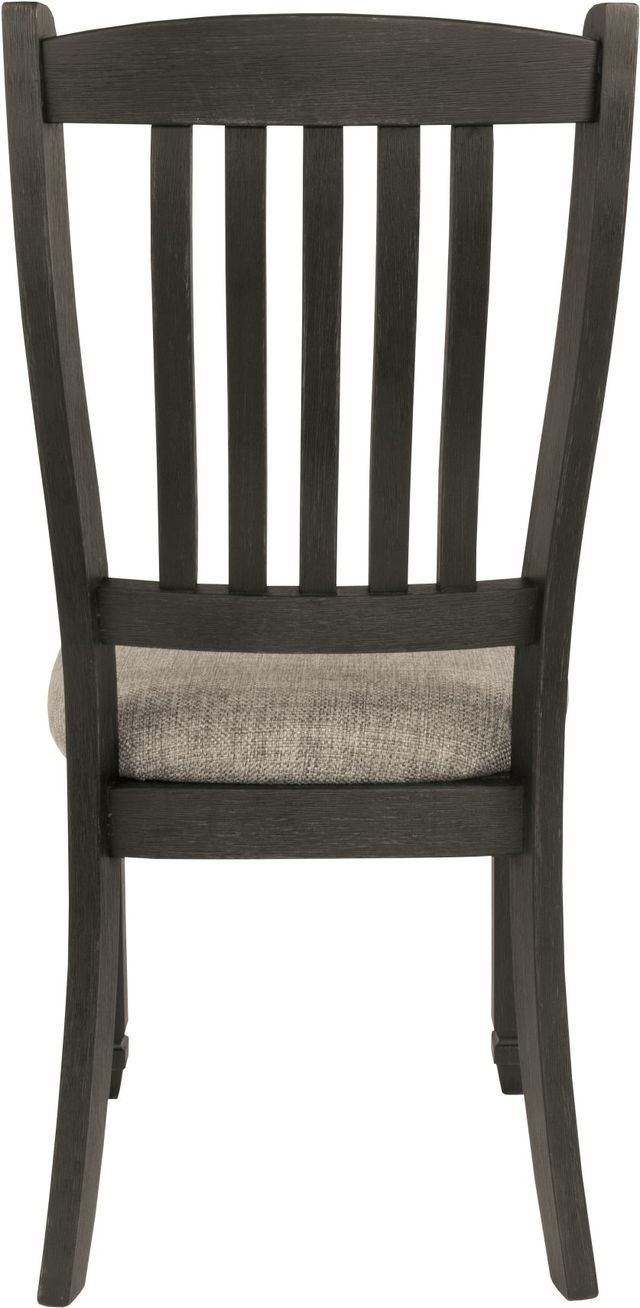 Signature Design by Ashley® Tyler Creek Black/Grayish Brown Slat Back Dining Side Chair-2