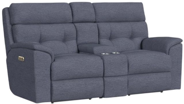 Flexsteel® Customizable Mason Power Reclining Loveseat with Console and Power Headrests-1