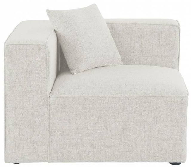 Meridian Furniture Cube Cream Corner Chair-1