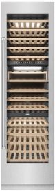 ZLINE 24 in. 12.4 Cu. Ft. Triple Zone 100 Bottle Column Wine Cooler in Satin Stainless Steel-0