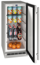 U-Line® 15" 3.1 Cu. Ft. Stainless Solid Outdoor Refrigerator-2