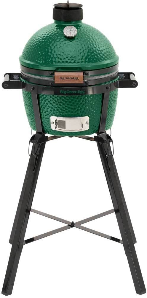 Big Green Egg® 13" Green Ceramic Freestanding Charcoal Grill-1