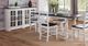 Sunny Designs™ Carriage House European Cottage Dining Table with Brown Top -2