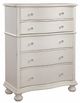 American WoodCrafters Rodanthe 5-Piece Dove White King Panel Bedroom Set-3